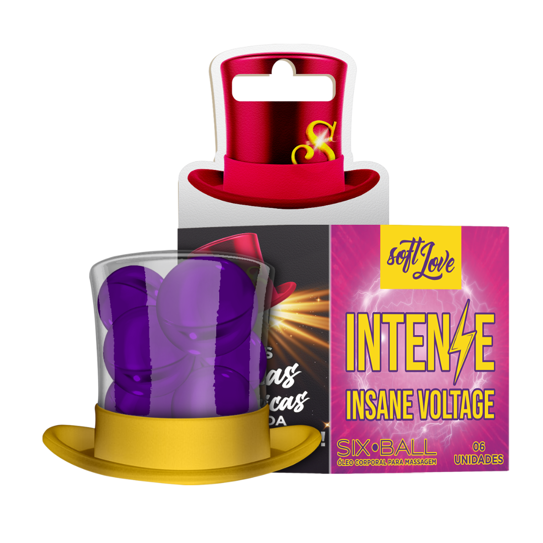Bolas Lubricantes Electrizantes “Intense Insane Voltage” (6 Bolitas)