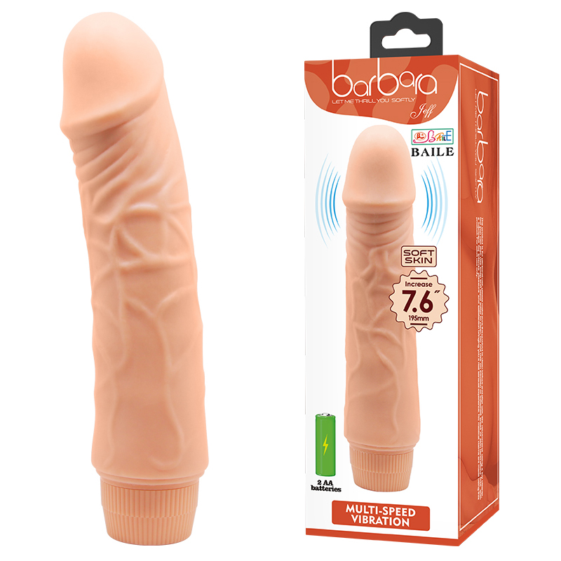 Vibrador Barbara Soft Skin 7.6″