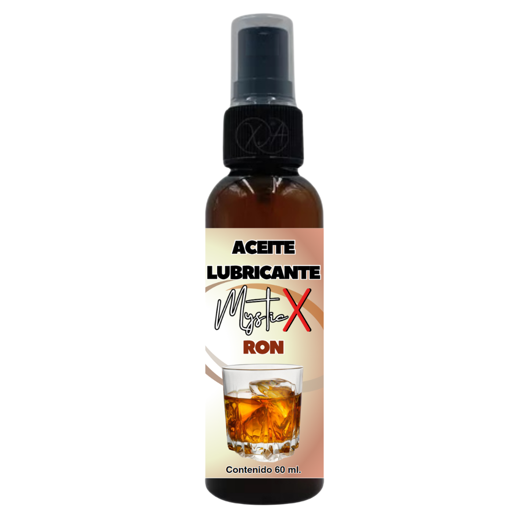 Aceite Lubricante Comestible Mystic X Ron 60 ml.