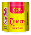Bolas Lubricantes "Queen" 3 en 1 (3 Unidades)
